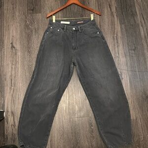 Pilcro | High Rise Barrel Jeans